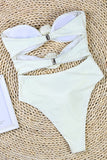 GORUNRUN-spring summer beach outfit Solid Patchwork Swimwears(3 Colors)