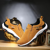 GORUNRUN-Men's Shoes Men's Size Hiking Non-slip Wearable Outdoor Low-top Breathable Mountain Sneakers