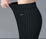 GORUNRUN Striped Pockets Casual Pants