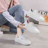 GORUNRUN-Graduation Gift Back to School Season Summer Spring Outfit Graceful Slouchy Women's White Breathable Platform Sneakers