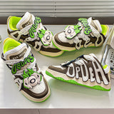 GORUNRUN-Men's Shoes Letter Board Unisex Couple National Fashion Sneakers