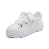 GORUNRUN-Graduation Gift Back to School Season Summer Spring Outfit Popular Women's White Sports Daddy Trendy Sneakers