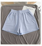 GORUNRUN Casual Pockets Plain Shorts