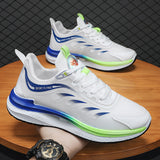 GORUNRUN-Men's Shoes Men's Mesh Breathable Fashion Lace Color Sneakers