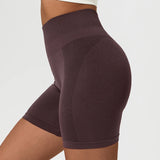 GORUNRUN-Fitness & Yoga Wear 5" Scrunch Booty Shorts for Women High Waist Tummy Control Seamless Workout Shorts for Biker Cycling Running Gym