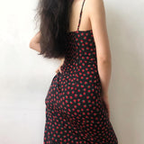 GORUNRUN-Sexy Slim Retro Floral Slip Long Dress