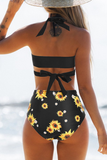 GORUNRUN-spring summer beach outfit Casual Print Split Joint Swimwears