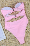 GORUNRUN-spring summer beach outfit Solid Patchwork Swimwears(3 Colors)