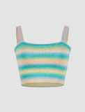 GORUNRUN-Ins Style Street Fashion Colorful Knit Cami Top