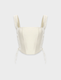 GORUNRUN-Ins Style Street Fashion Solid Drawstring Camisole Corset