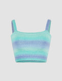 GORUNRUN-Ins Style Street Fashion Colorful Knit Cami Top