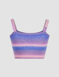 GORUNRUN-Ins Style Street Fashion Colorful Knit Cami Top