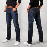 suits men Men's Jeans Men's Business Loose Straight Long Pants Korean Men's Clothing