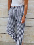 GORUNRUN Casual Striped Loose Pants