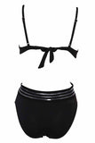 GORUNRUN-spring summer beach outfit  Black Sexy Backless Ladies Swimsuit