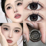 Gorunrun- Smart Fog Black 14.5mm Contact Lenses(6months wear)