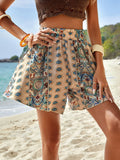 GORUNRUN Loose Ethnic Boho Shorts