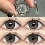 Gorunrun- Matte Milk Jelly Gray 14.5mm Contact Lenses(6months wear)