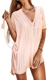 GORUNRUN-spring summer beach outfit   Hollow See-Through Swimwear Cover-Up