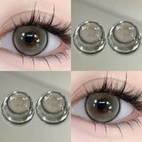 Gorunrun- Black Silk Bandage Contact Lenses(6months wear)