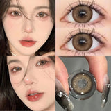 Gorunrun- Milk Chestnut Brown 14.5mm Contact Lenses(6months wear)