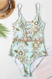 GORUNRUN-spring summer beach outfit  Hollow out Sexy One-Piece Swimsuit