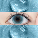 Gorunrun- New Blue 14.2mm Contact Lenses(6 months wear)