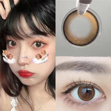 Gorunrun- Moonlight Brown Contact Lenses(12 months wear)