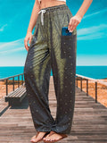 GORUNRUN Abstract Jersey Loose Boho Pants