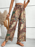 GORUNRUN Elastic Band Casual Loose Ethnic Pants