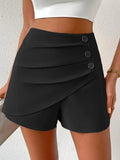 GORUNRUN Casual Loose Buttoned Shorts