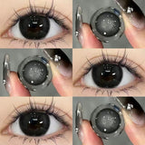 Gorunrun- Stata Black14.2mm Contact Lenses(6months wear)