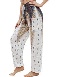 GORUNRUN Abstract Jersey Loose Boho Pants