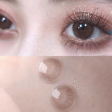 Gorunrun- Pink Brown Contact Lenses