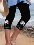 GORUNRUN Casual Plants Regular Fit Leggings