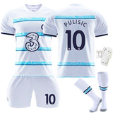 Gorunrun 90s streetwear Chelsea Away Game No. 10 Pulisic 9 Obameiyang 7 Camter 19 Mount White Football Uniform Suit