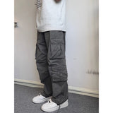 Gorunrun sweatpants outfit men Vintage Vintage American Workwear Jeans Men's Spring and Autumn New Japanese Retro Straight Pocket Trousers