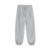 sweatpants outfit men Sweatpants Men's Spring Korean-Style Loose Trendy All-Match Cotton Wide-Leg Casual Pants Ankle-Tied Sports Pants