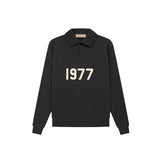 guys fashion casual Hooded Sweater Men's and Women's Same Style 1977 Digital Flocking Embroidery Men's and Women's Loose Sweater Trendy Double Line Couple