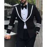 mens costumes Customized Spring and Autumn Striped Suit Jacket Men's Casual Slim Fit Suit Jacket Men