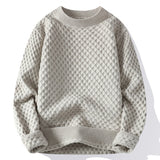 mens outfits Sweater Autumn and Winter New round Neck Sweater Casual Sweater