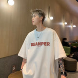 t shirt Short Sleeve Men's Summer New Fashion All-Matching Men's T-shirt Cotton Youth Loose Half Sleeve T-shirt