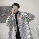 guys fashion casual New Dark Style Chanel Style Coat Men's Spring and Autumn Style Fried Street Ruffle Handsome Couple Workwear Jacket Casual Loose Raccoon