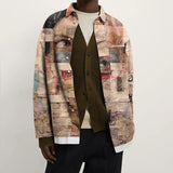 mens costumes Men's Autumn New Fashion Printed Youth Jacket Men's Coat Men's