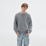 men fall outfits Guye Men's Japanese Fashion Brand 2024 Autumn New Retro Distressed Sweater Men's round Neck Pullover Knitted Sweater