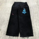 90s streetwear E-Commerce Y2g Big Boy Jeans Harajuku Hip Hop Embroidery Loose Jeans Street High Waist Wide Leg Pants