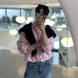 men fall outfits T Orange High-Grade Shirt Long Sleeve Bottoming British Yupi Men's Light Mature Style Suit with Neapolitan Lining