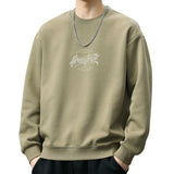 fall outfits men ()2024 New Men's All-Match Youth Fashion round Neck Sweater