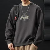 fall outfits men ()2024 New Men's All-Match Youth Fashion round Neck Sweater