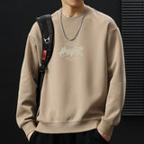 fall outfits men ()2024 New Men's All-Match Youth Fashion round Neck Sweater